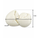 Minyatür Kırık Yumurta Silikon Kalıbı (5×3×1.5 cm – KK-2293) - Görsel 2
