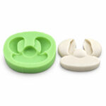 Kırılmış ve Dökülmüş Yumurta Silikon Kalıbı (6×4×1 cm – KK-2294)