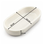 Oval Derin Kase Silikon Kalıbı (15×8.5×3.5 cm – KK-2272) - Görsel 2