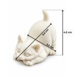 Kuyruğu Havada Esneyen Kedi Silikon Kalıbı (5.5×3.5×4.5 cm – KK-2276) - Görsel 2