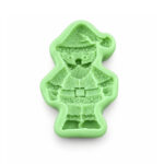 Ponpon Şapkalı Sevimli Noel Baba Silikon Kalıbı (5×7.5×1.5 cm – KK-2284) - Görsel 3