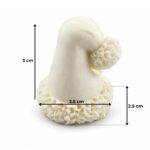 Kıvrık Uçlu Ponponlu Noel Şapkası Silikon Kalıbı (2.5×2.5×3 cm – KK-2300) - Görsel 2